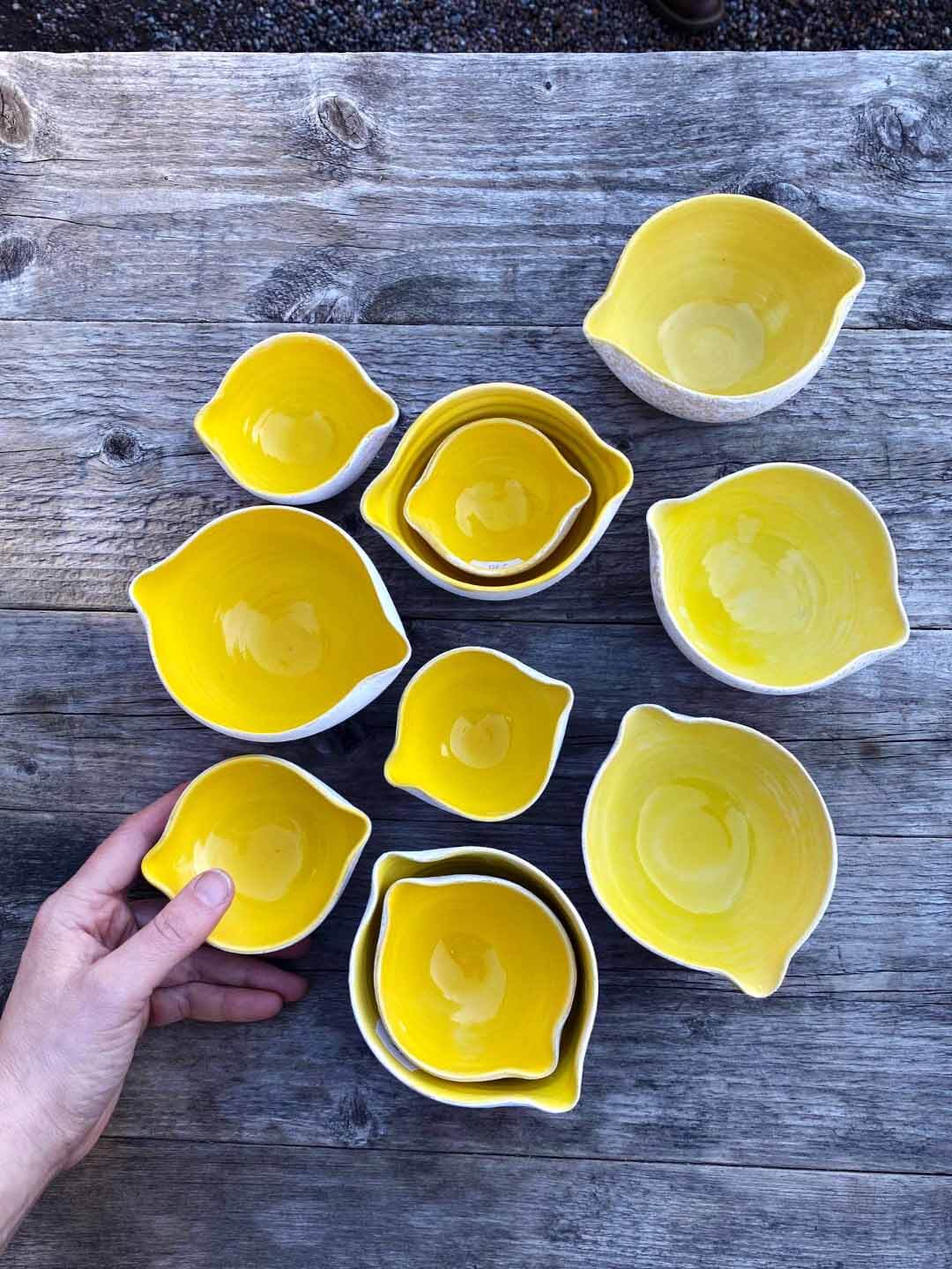 Citronformade skålar | Rosendals Trädgård