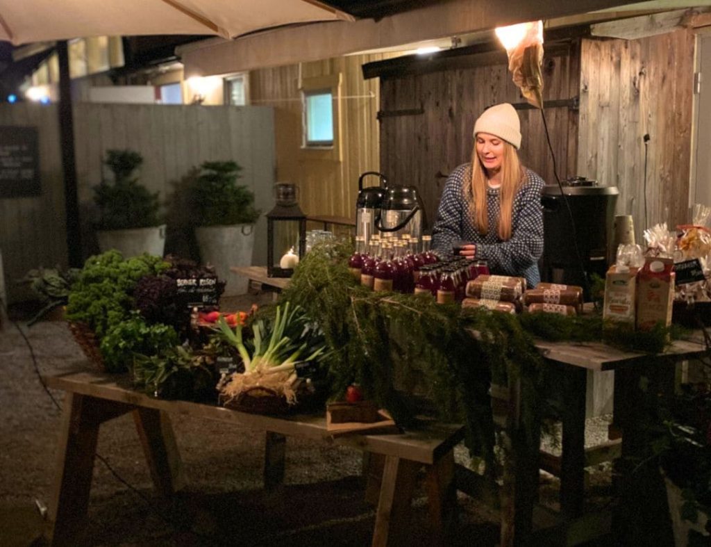 Julmarknad vid gårdsbutiken | Rosendals Trädgård