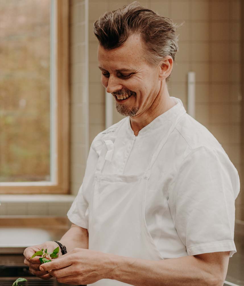 Paul Svensson, gastronomisk ledare på Rosendals Trädgård