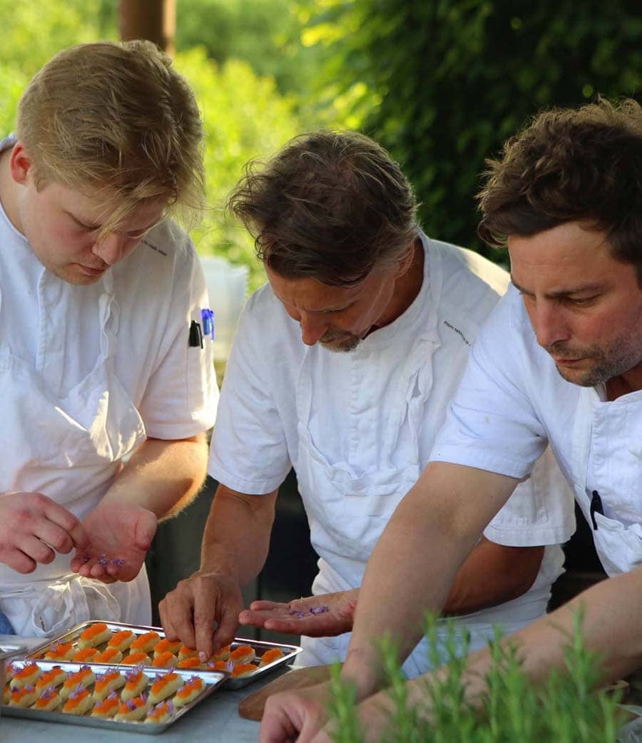 Rosendals köksteam med Paul Svensson i spetsen