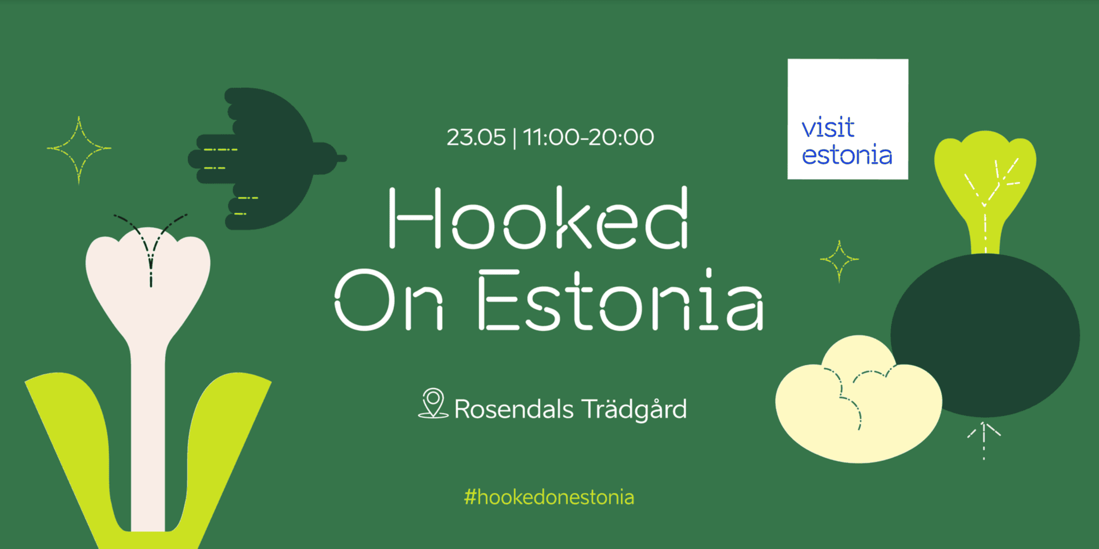 Hooked on Estonia gästar Rosendals Trädgård Hooked on Estonia gästar Rosendals Trädgård
