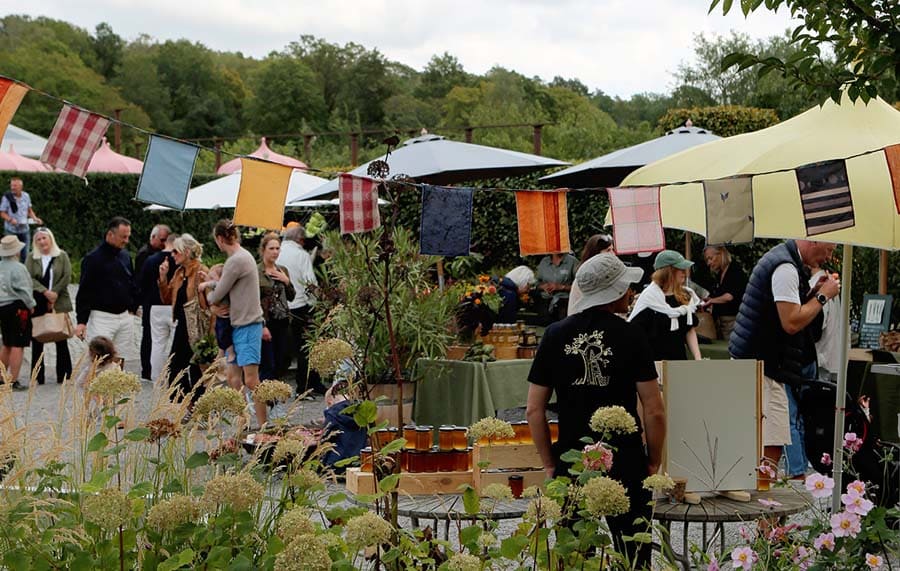 Skördemarknad på Rosendals Trädgård