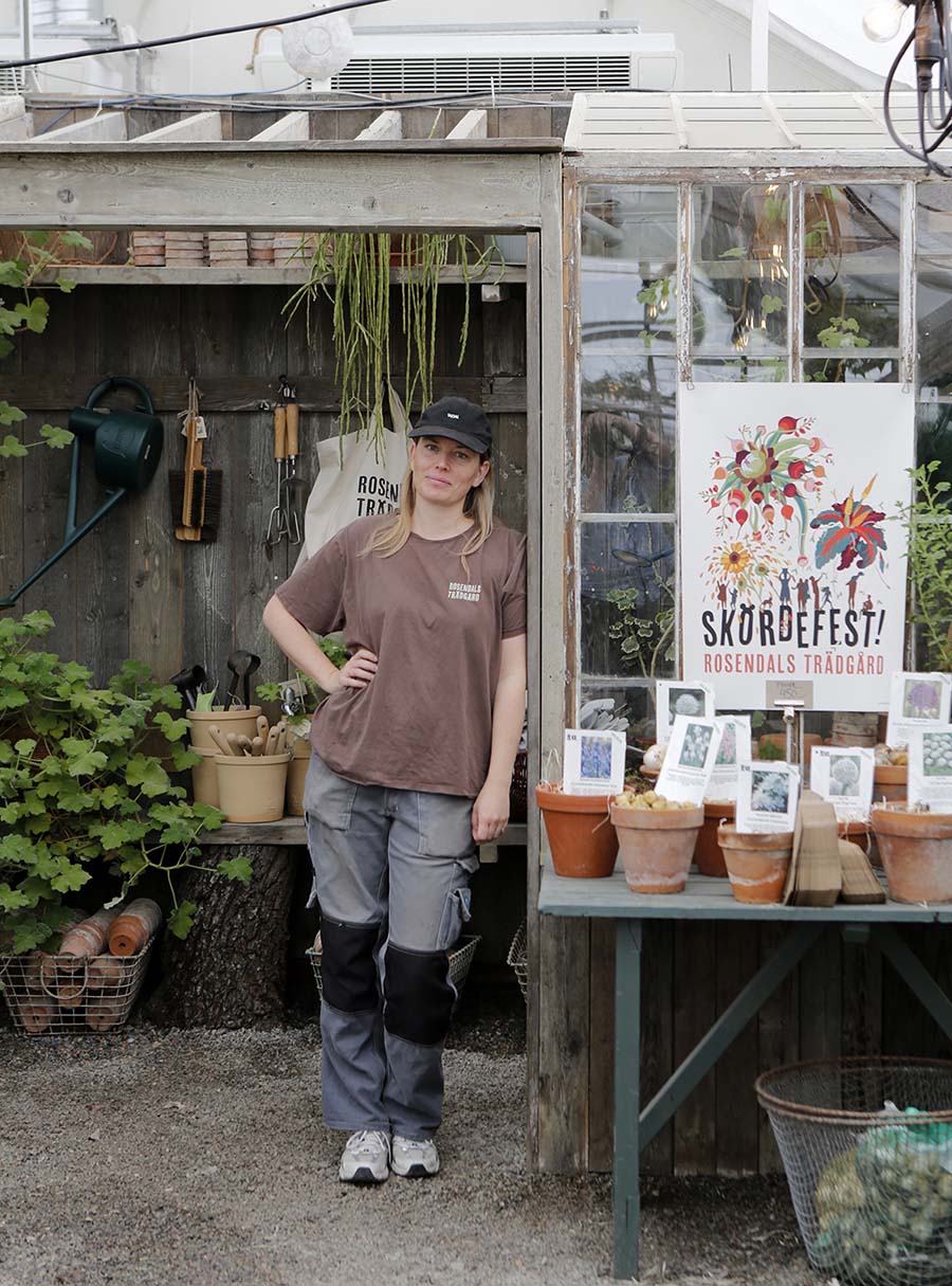 Sofia, trädgårdsmästare och ansvarig för Plantboden